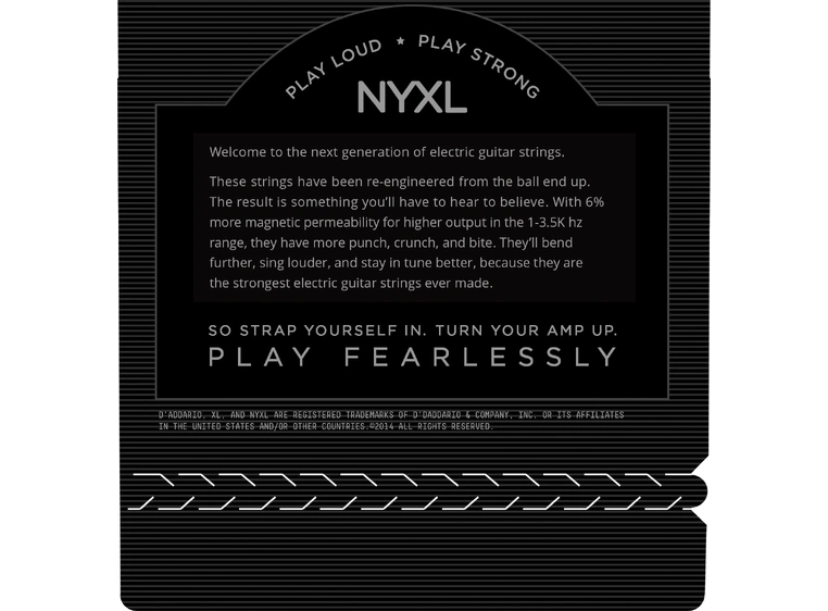 D'addario NYXL1052 El.Gitar strenger (010-052) 